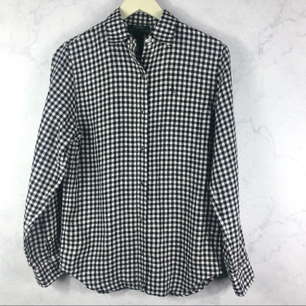 [RL] Checkered Button Down - image 1